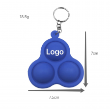 Silicone Pop Bubble Keychain